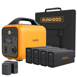 RALLYE 600 PRO 1296Wh/600W. Portable power station with 100W solar panel)PS-TSP-H4EAUS-US