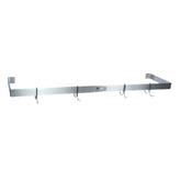 John Boos PRW14 Wall Mount 96" Single Bar Pot Rack - JBPRW14