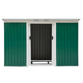 Outsunny 9' x 4.5' x 5.5' Outdoor Rust-Resistant Garden Storage Shed - 845-032