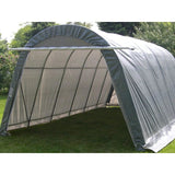 Rhino Shelter Garage Round Style 14’W x 24’L x 10’H - GA142410R