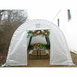 Rhino Shelter Greenhouse Round Style 12’W x 24’L x 8’H - GH122408R