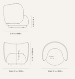Ferm Living Rico Lounge Chair - Louisiana