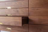 Kalon Studios Simple Dresser- Walnut - 805-W-SC-BF