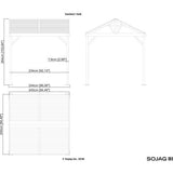 Sojag™ Sanibel I Gazebo Steel Roof with Mosquito Netting