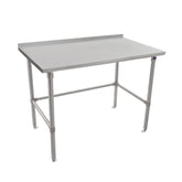 John Boos ST6R1.5-2472SBK 72" W x 24" Work Table - JBST6R152472SBK