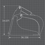 Loflin Fabrication XHD Grapple Bucket - 0150701072