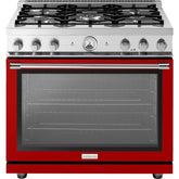 Superiore La Cucina 36-Inch Gas Freestanding Range in High Glossy Red - RL361GPR_S_