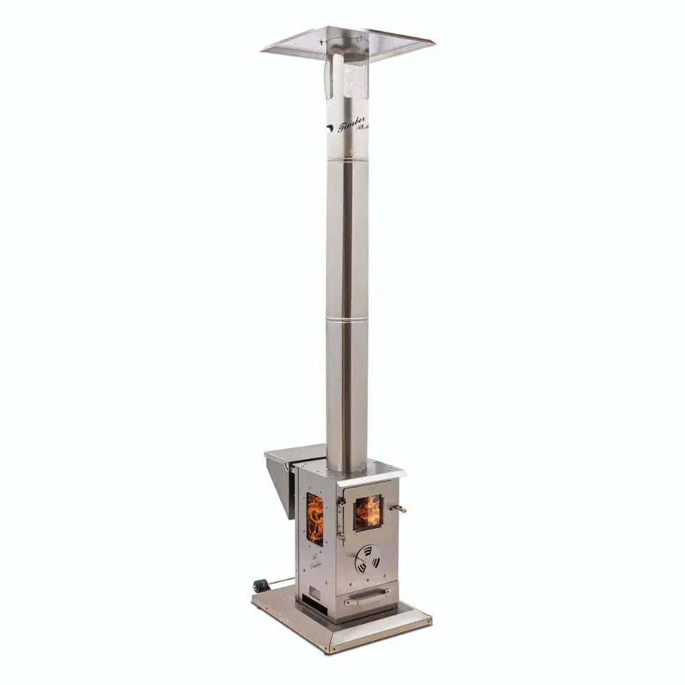 Timber Stoves Lil’ Timber Stainless Steel Portable Pellet Patio Heater - WPPHLTSS1.0 - Backyard Provider