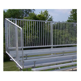 Bleacher Aluminum Preferred Bleachers with Safety Railing - NB0415VP