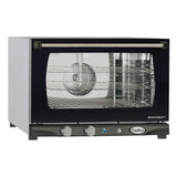 Cadco XAF-113 Electric Countertop Convection Oven with Manual Time, Temperature, and Humidity Controls - CDXAF113