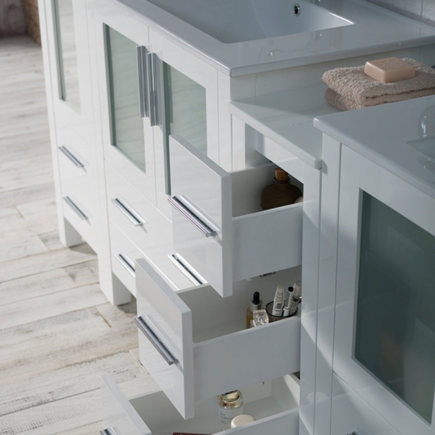 Blossom Sydney 102 Inch Bathroom Vanity - V8001 102 01 - Backyard Provider