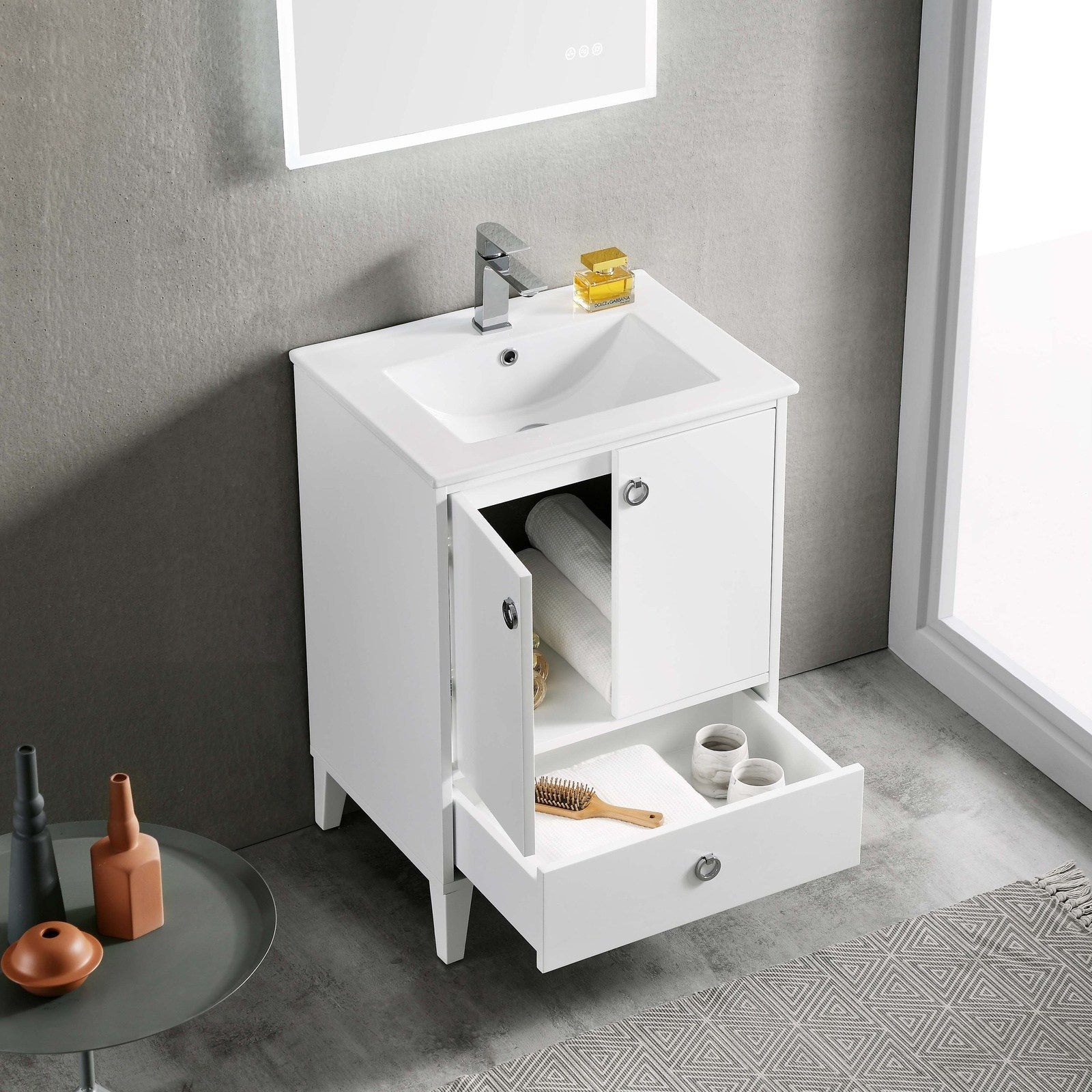 Blossom Lyon 24 Inch Vanity - V8023 24 01 - Backyard Provider