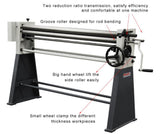 KAKA Industrial W01-4914 Slip Roll Machine 49" 14 Ga Steel - 174104