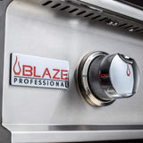 Blaze Professional LUX 34-Inch 3-Burner Propane Grill w/ Rear Infrared Burner - BLZ-3PRO-LP+BLZ-3PRO-CART-LTSC