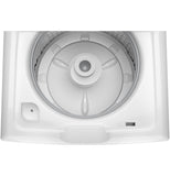 GE APPLIANCES GTW485ASWWB GE(R) 4.5 cu. ft. Capacity Washer with Stainless Steel Basket, Cold Plus and Wash Boost​ - GTW485ASWWB-KT