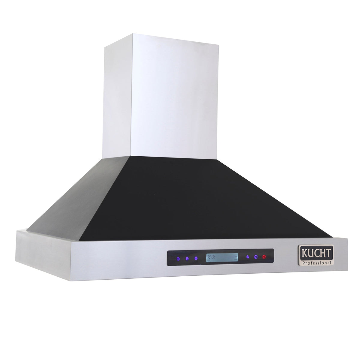 Kucht Professional 36" Wall Mount Range Hood 900 CFM in Black - KRH3615-K