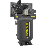 Schulz V-Series Air Compressor 10 HP 120 gal. 2-Stage 208-230V 3-Phase Vertical New - 10120VW40X-3