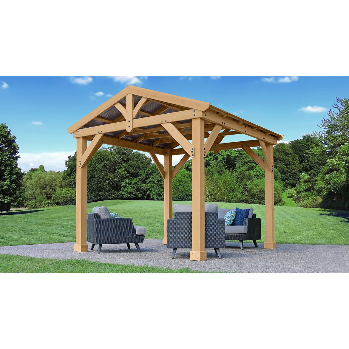 Yardistry 10' x 10' Meridian Pavilion YM11909COM
