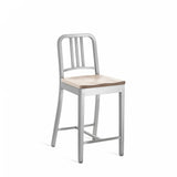 Emeco 1104 Navy Counter Stool - 1104 24 ASH