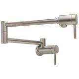 Delta Wall Mount Contemporary Pot Filler in Stainless Steel - 1165lf-Ss