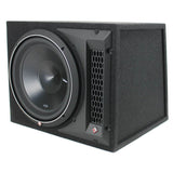 Rockford Fosgate 12" 1200 Watt Single Loaded Subwoofer Sub Enclosure 2 Pack - 122216