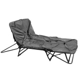 Kamp-Rite Portable Double Tent Cot, Chair, & Tent for 2 Campers, Gray 3 Pack - 259318