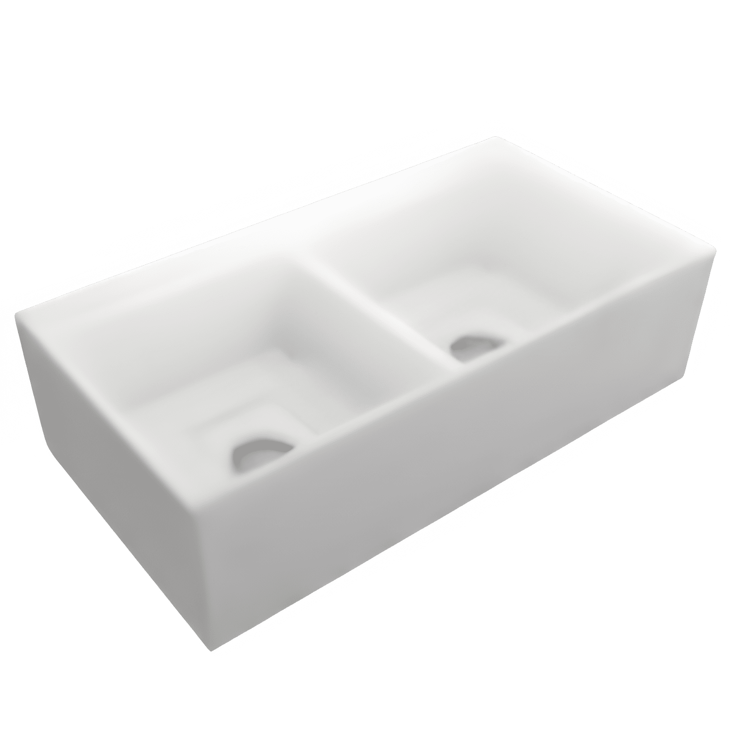 Bocchi 34" Undermount Double Bowl Composite Workstation Kitchen Sink with Covers in Milk White - 1618-507-0126HP