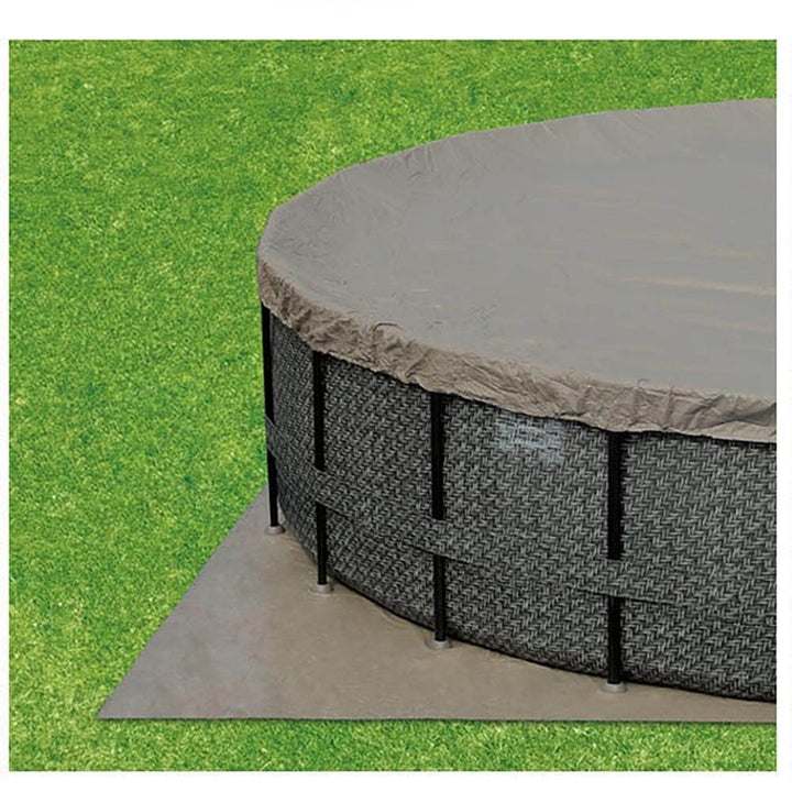 Summer Waves 24ft x 52in Above Ground Frame Swimming Pool Set with Sand Pump - 77108
