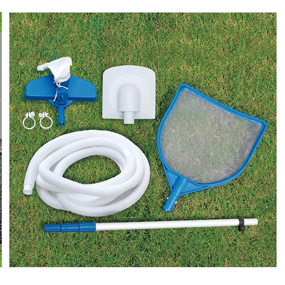 Summer Waves Elite 24ft x 52in Pool Set and Kokido Telsa 5 Handheld Pool Vacuum - 143117