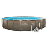 Summer Waves Frame Pool w/Corona Inflatable Float 2 Pack w/Floating Cooler - 144312