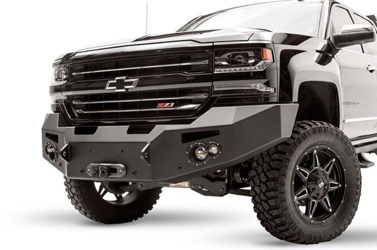 Fab Fours Premium Front Bumper No Guard 2016-2018 Chevy Silverado 1500 CS16-F3851-1