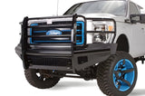 Fab Fours Ford F450/F550 Superduty 2011-2016 Black Steel Front Bumper with Full Guard - FS11-S2560-1