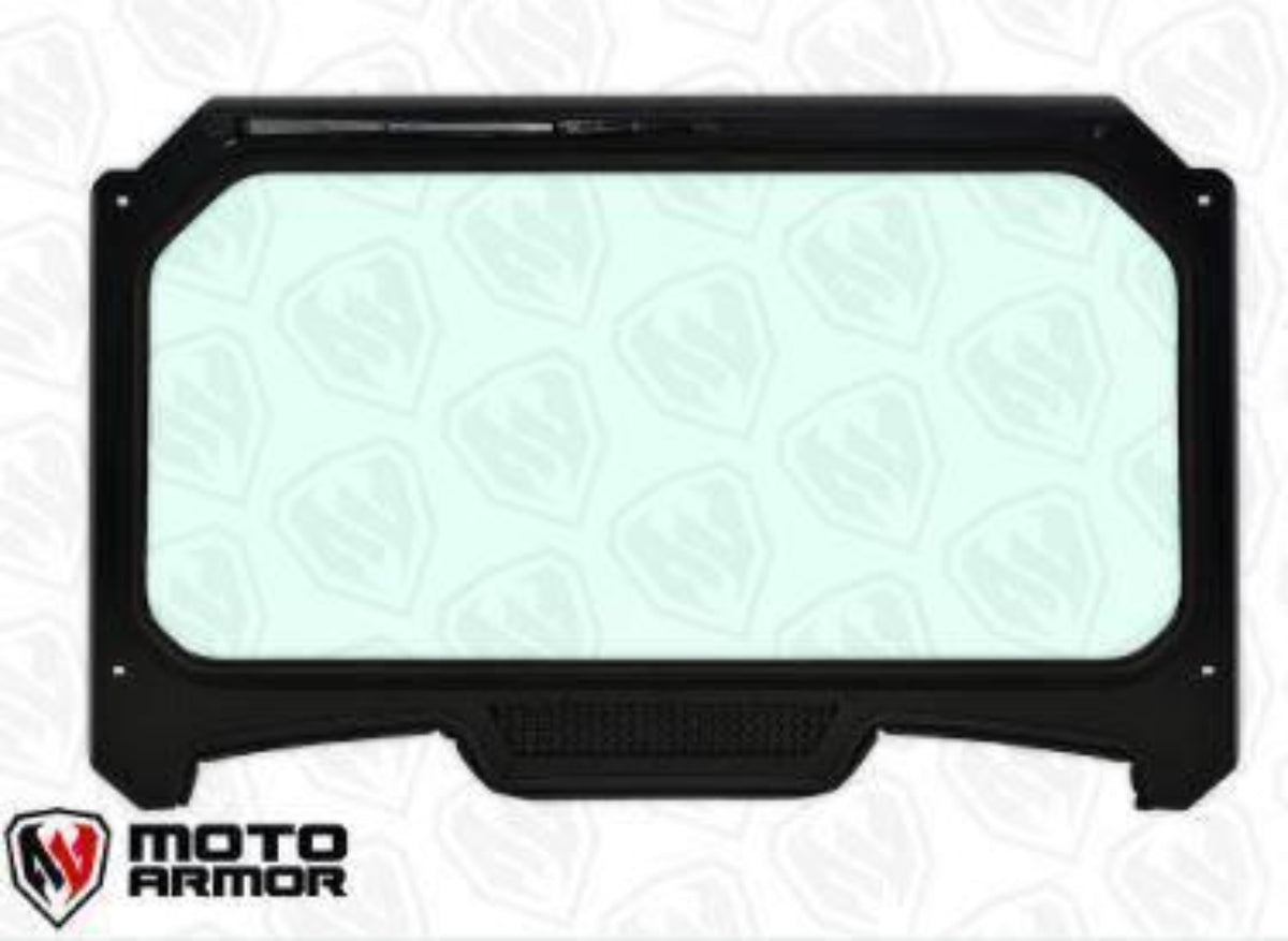 Moto Armor Polaris RZR XP 1000, Turbo Full Glass Windshield (2019+) - MA-RZ19-WS-GLS-BLK-C-Y Price