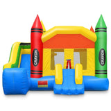 Commercial Crayon Castle Inflatable Bounce House w/ Blower by Cloud 9