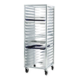 New Age 1642 Mobile Universal Pan Rack with 20-Pair Stepped Angle Runners - NW1642