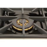 Kucht Professional 48 in. 6.7 cu ft. Natural Gas Range with Black Door and Silver Knobs - KNG481-K