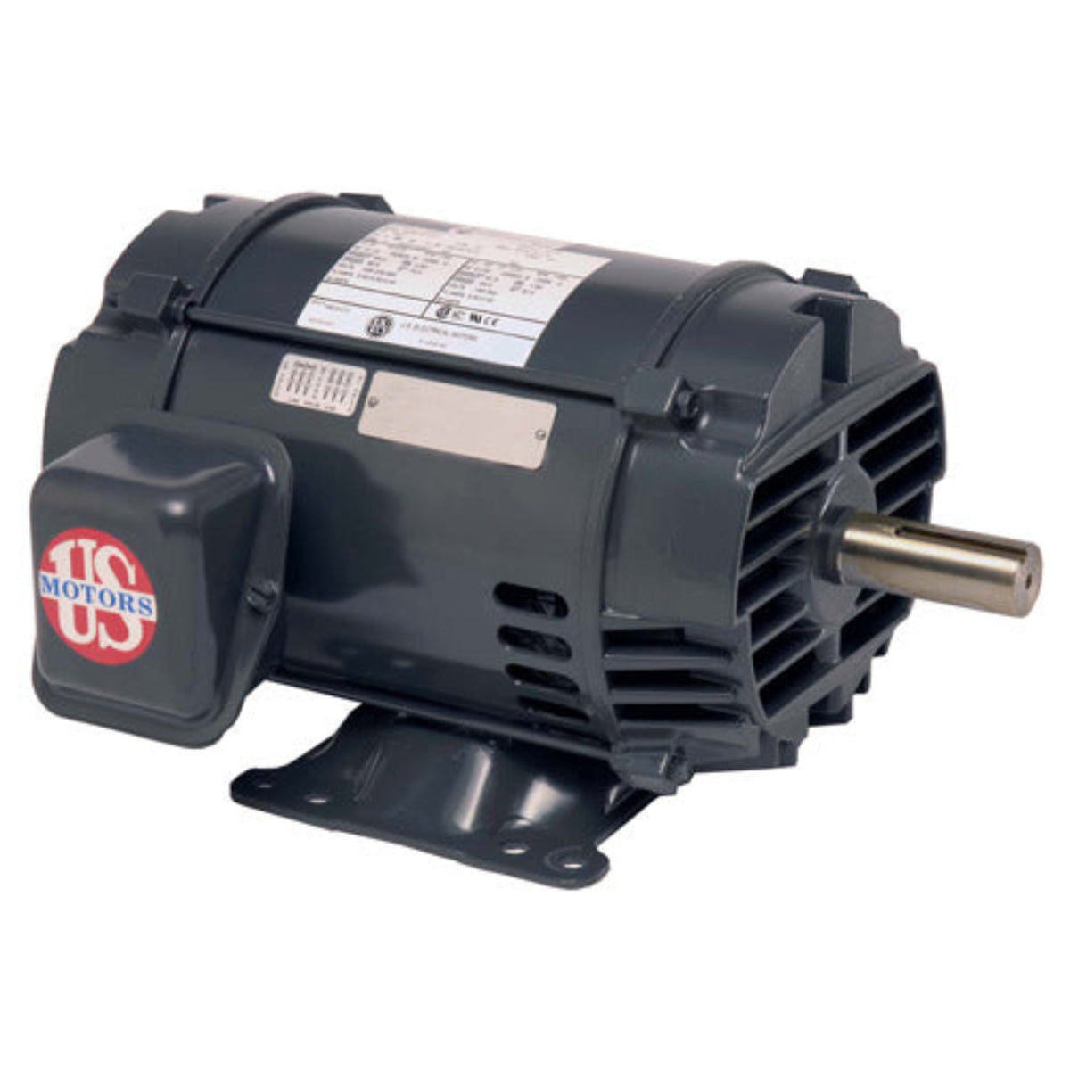 U.S. Motors D50P2DS General Purpose Three Phase ODP Horizontal - Footed Motor - D50P2DS