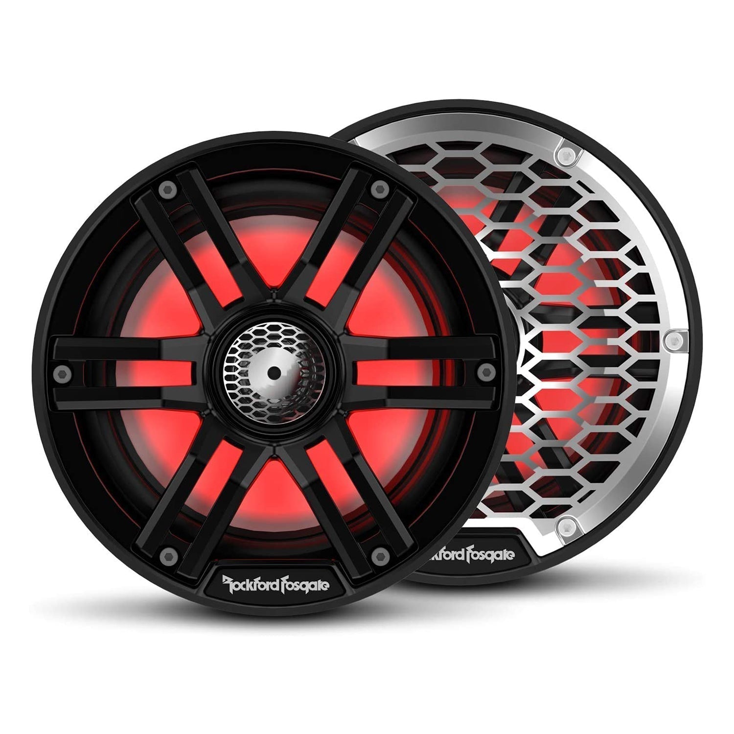 Rockford Fosgate M2-65B Color Optix 6.5 Inch Marine 2 Way Speakers 2 Pack - 201995