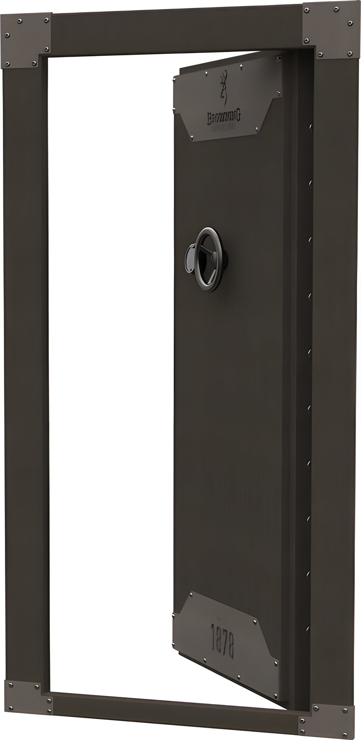 Browning 1878 Series Metal Glaze Clamshell Vault Door - In-Swing - 1878-CLAMSHELL-IN-M