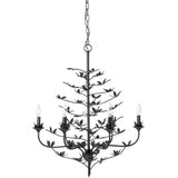 Jamie Young Freight-Min. Req. Blooming Chandelier -D. 5BLOO-BLCK