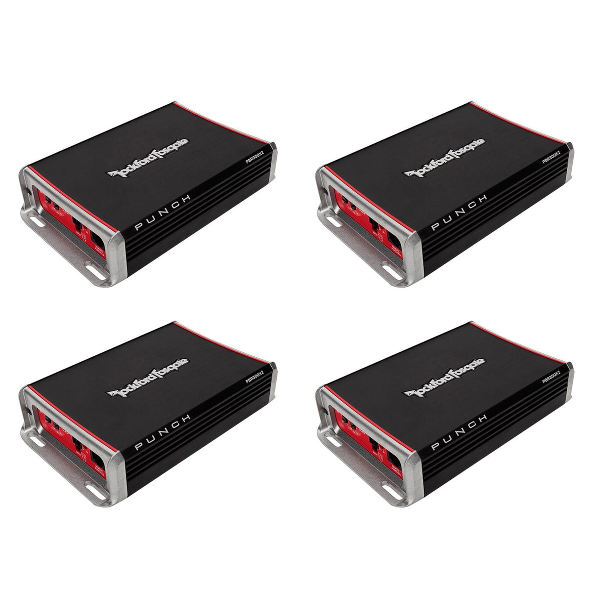 Rockford Fosgate PBR300X2 300 W 2-Channel Amp for Compact Sub Systems 4 Pack - 194529