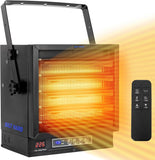 BILT HARD 10,000W Garage Heater, 240V Digital Fan-Forced Wall Mount Shop Heater with Full-Function Remote, Hardwired Shop Heater with 8H Timer, Overheat Protection, Ideal for Garage, Workshop - WHF-0509