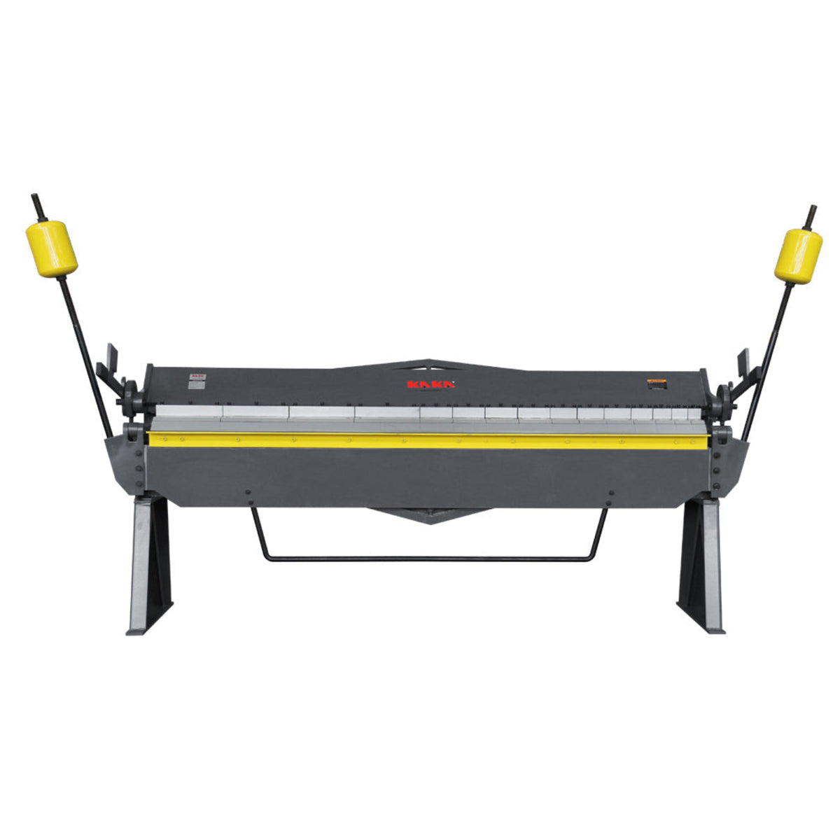 KAKA Industrial W-10012A Heavy-Duty Pan and Box Brake, 12-Gauge Mild Steel, High Versatility and Durability Sheet Metal Box Pan Brake - 173129
