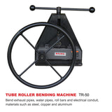 Kaka TR-50 Manual Tube Pipe Roller Bender, 1-1/2" Round Tube, High Precision - 191007-A