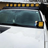 Auxbeam 6/8Pcs 5 Inch 132W Amber DRL LED Pod Lights with Power Harness - GP00011297