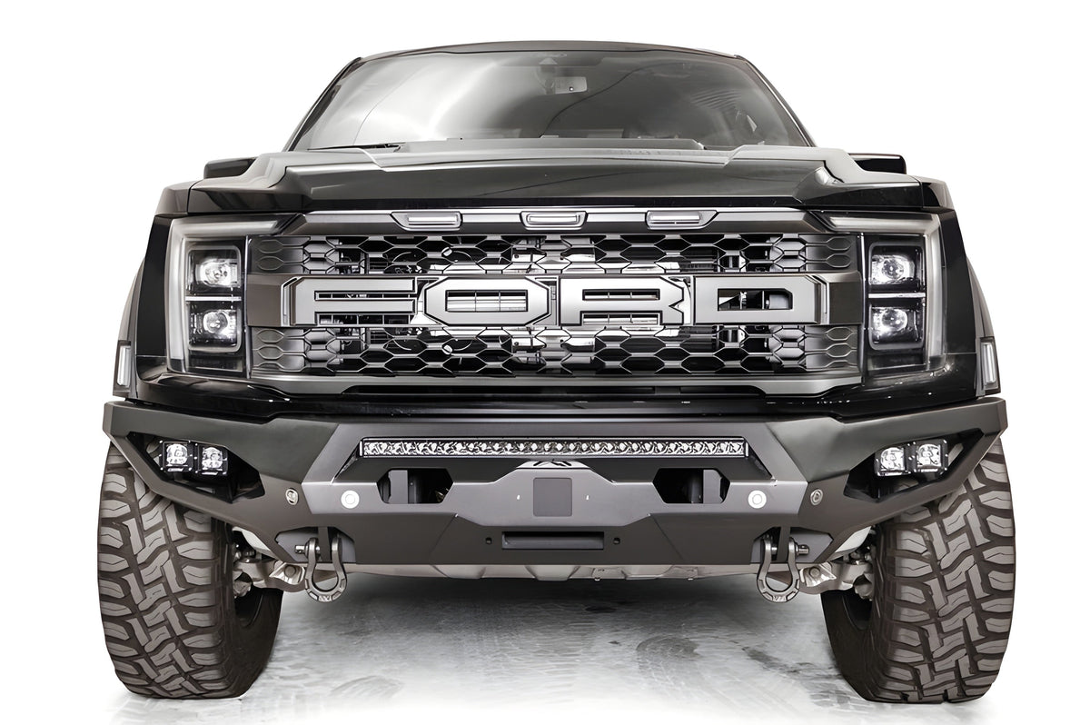 Fab Fours Ford Raptor 2021-2023 Matrix Front Bumper Winch Ready No Guard - FR21-X5351-1