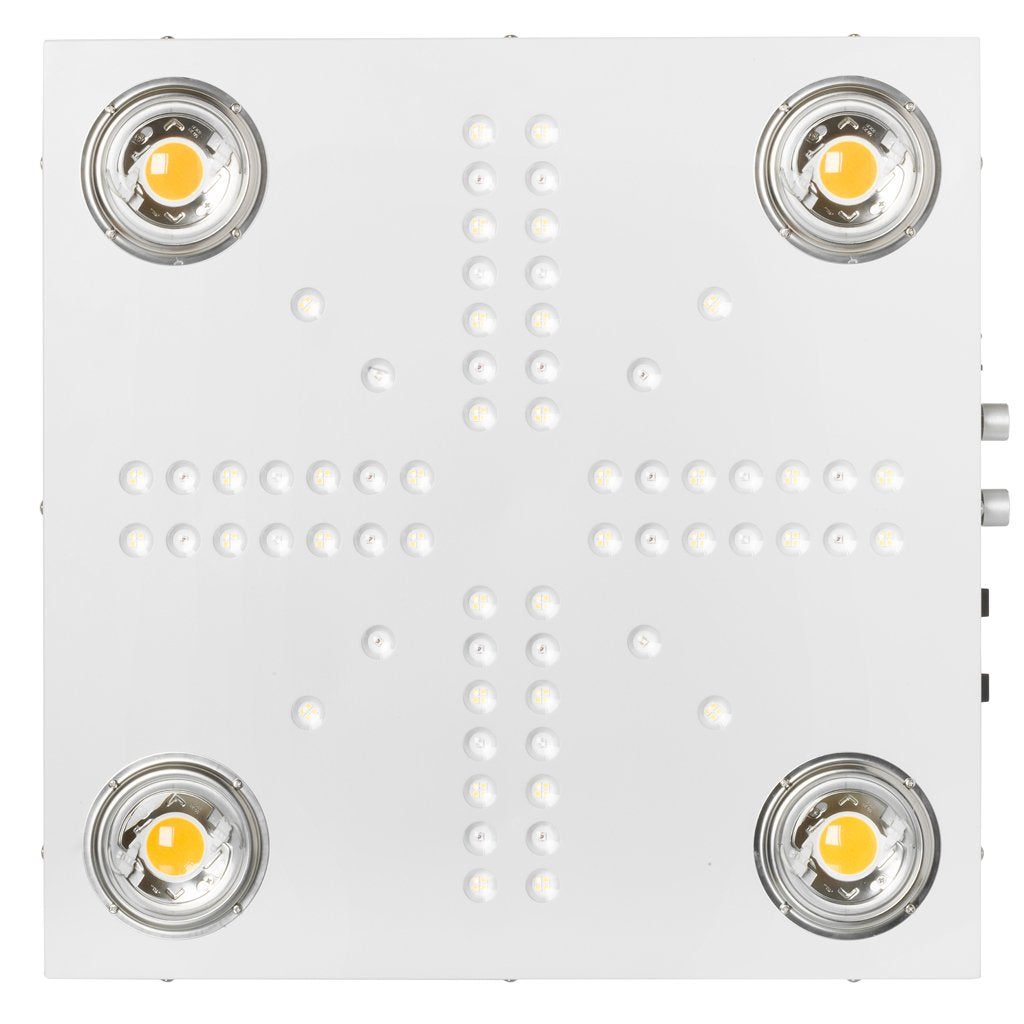 Optic LED Optic 4XL NextGen 500W Dimmable COB LED Grow Light UV/IR 3500k COBs 120 Degree Lenses