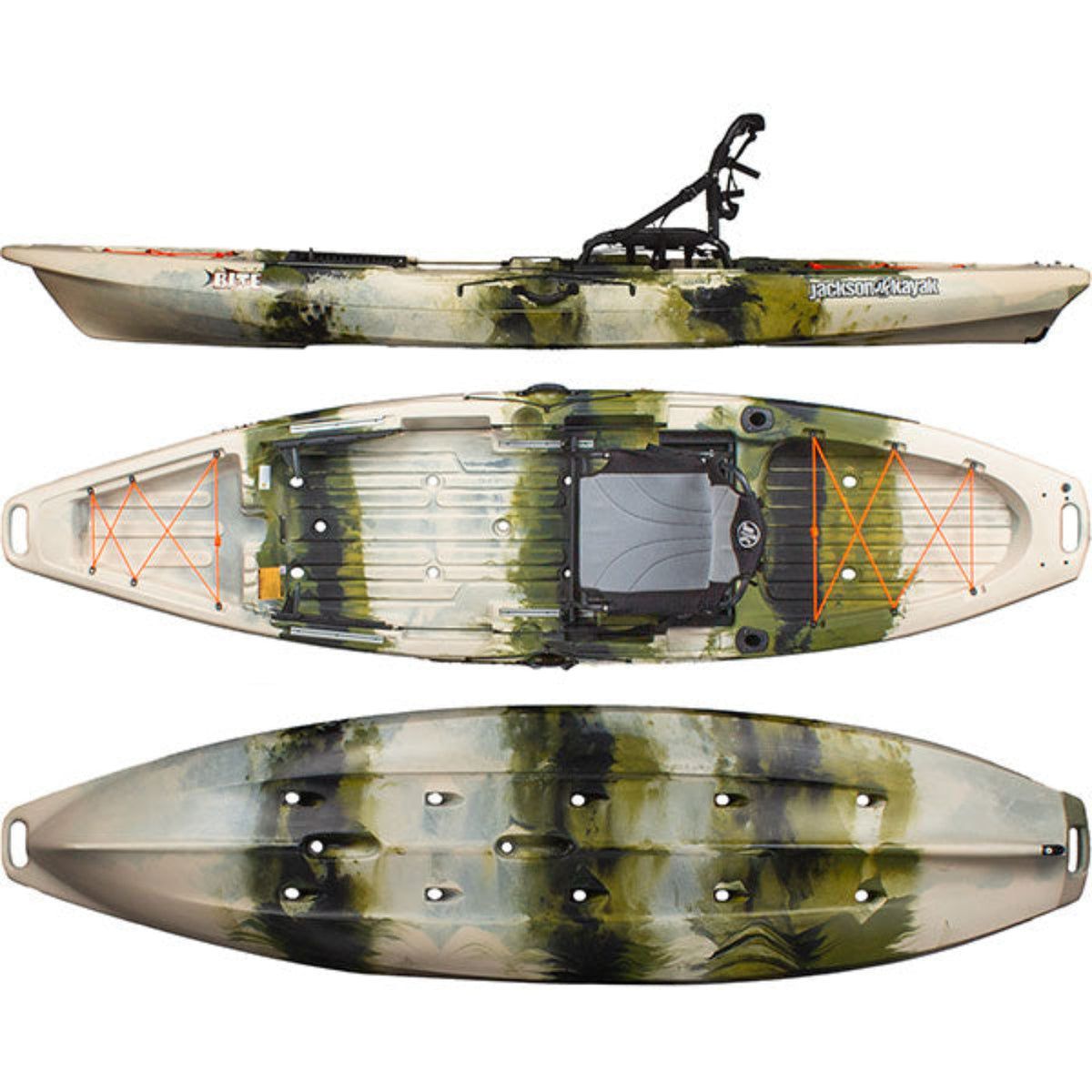 Torqeedo Jackson Bite Angler Fishing Kayak - BITANG111FOREST_22