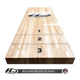 Hudson Shuffleboards Maple Shuffleboard Butcher Block Plank - Maple-Hud