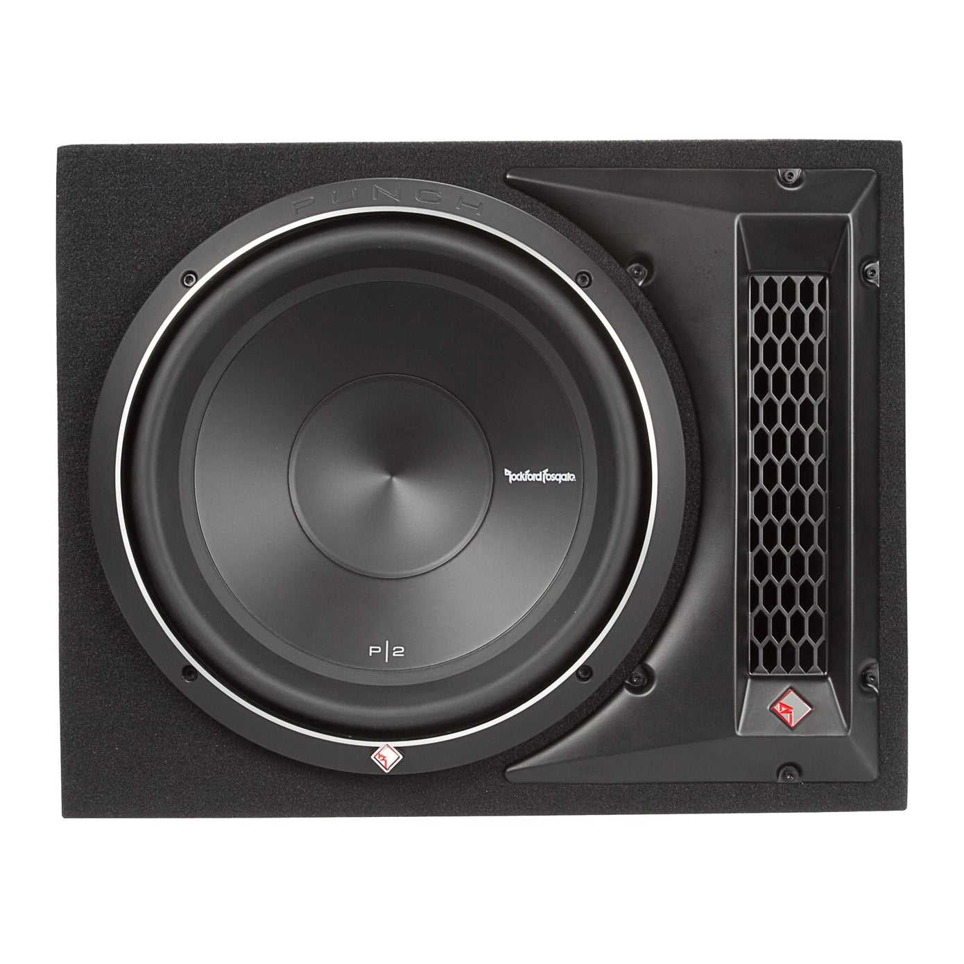 Rockford Fosgate Punch 12" 800W 1-Ohm Single Loaded Vented Enclosure 4 Pack - 194227